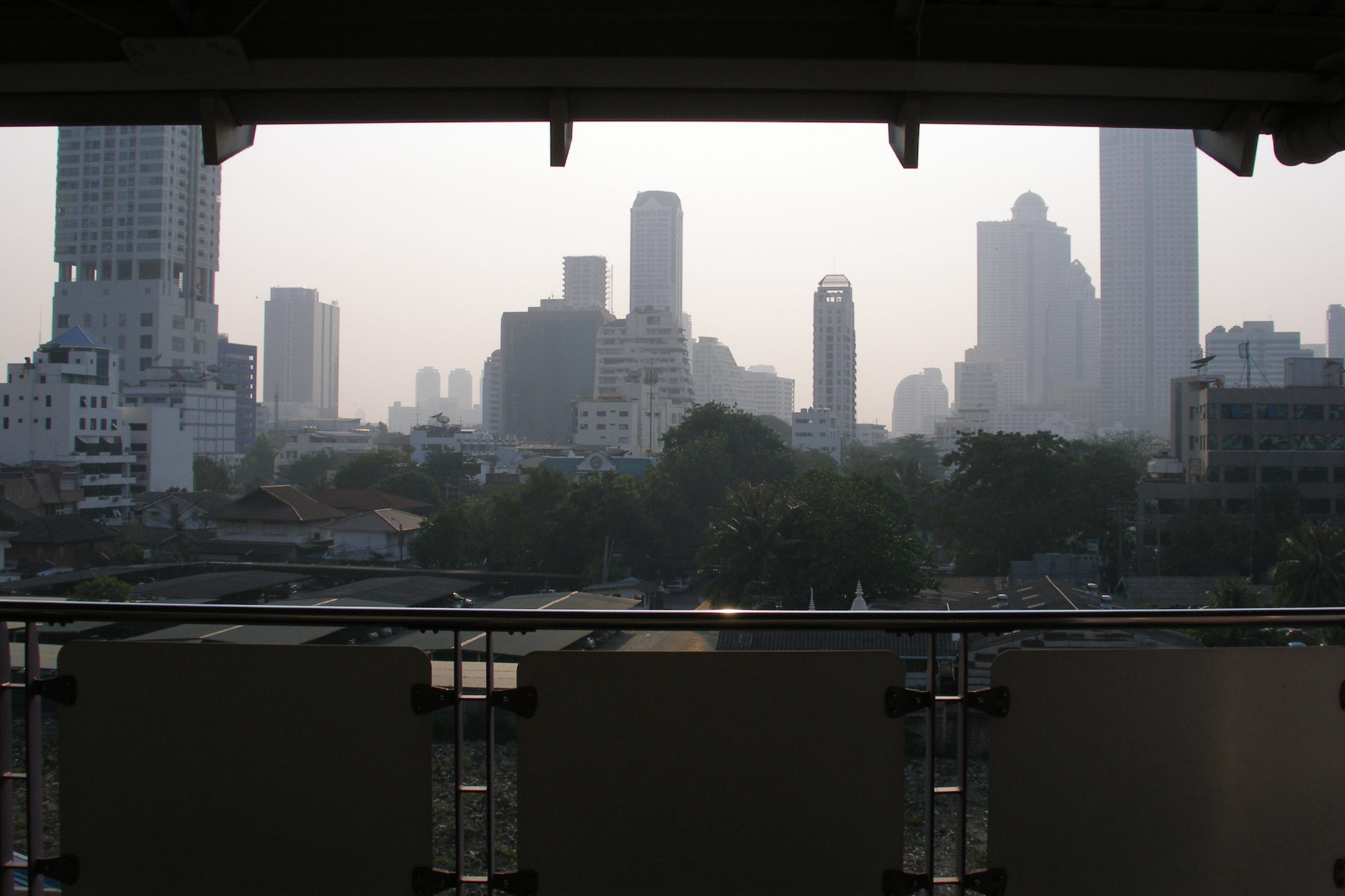 Bangkok skyline with the Royal Bangkok Sports Club