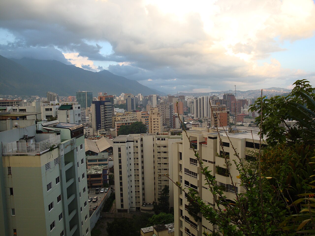 Caracas skyline with Avila mountain in the background