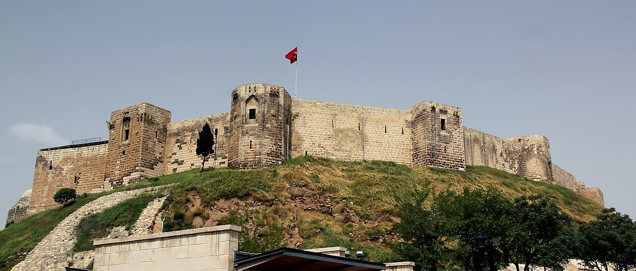 Gaziantep Castle on its hilltop above the city